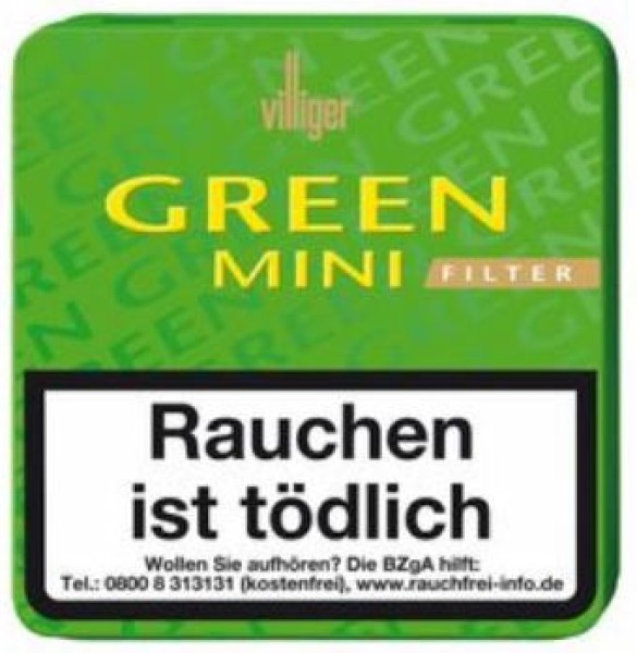 Villiger Green Mini Filter ehemals Caipirinha Zigarillos